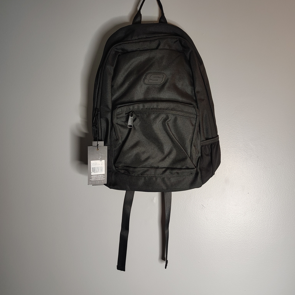 Skechers Soho Black Unisex School Backpack Laptop Pocket NWT